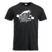 T-shirt Turbo charger logo med text checker